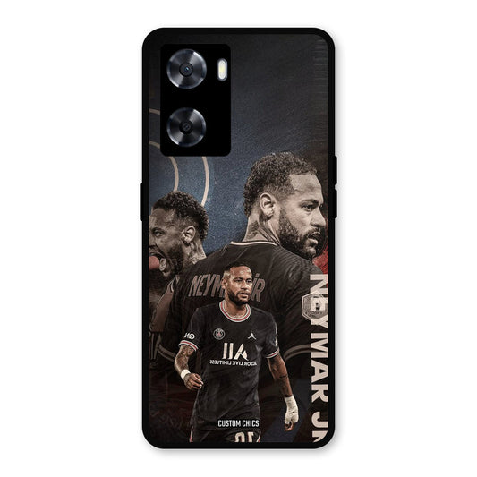 Neymar Portrait Oppo A57 2022 Mobile Back Cover - Sports PrintShield Case