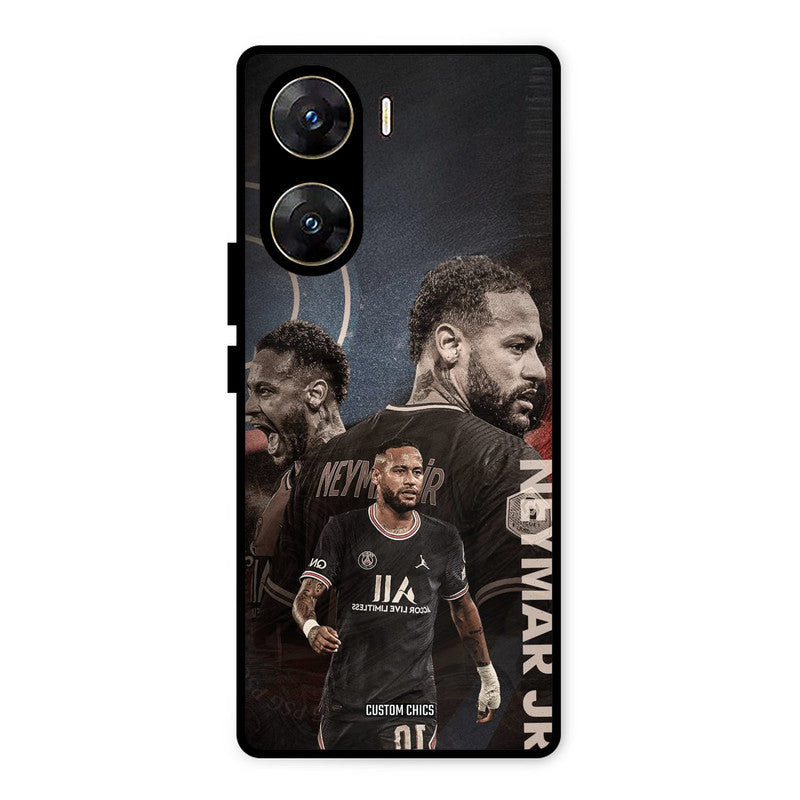 Neymar Portrait Vivo V29e Mobile Back Cover - Sports PrintShield Case