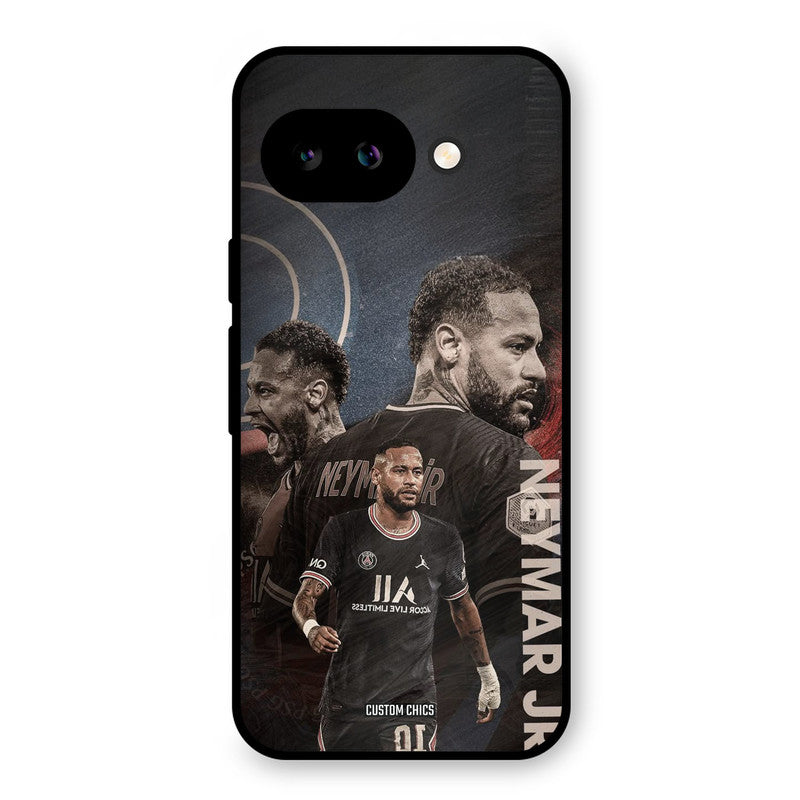 Neymar Portrait Google Pixel 9A Mobile Back Cover - Sports PrintShield Case