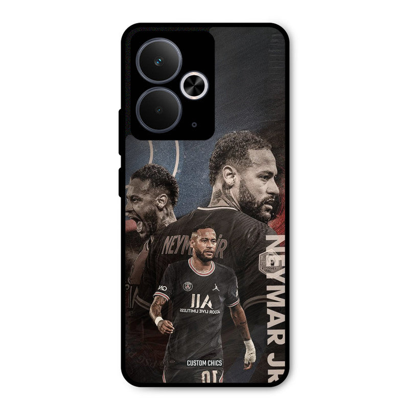 Neymar Portrait Realme 14T Mobile Back Cover - Sports PrintShield Case