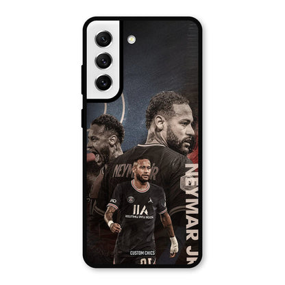 Neymar Portrait Samsung Galaxy S21 FE 5G Mobile Back Cover - Sports PrintShield Case