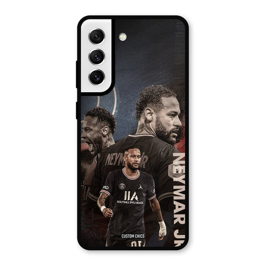 Neymar Portrait Samsung Galaxy S21 FE 5G Mobile Back Cover - Sports PrintShield Case