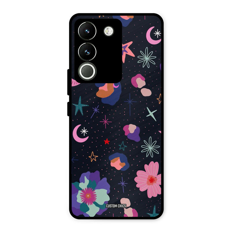 Night Pattern Vivo Y200 Mobile Back Cover - Aesthetic PrintShield Case