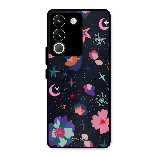 Night Pattern Vivo Y200 Mobile Back Cover - Aesthetic PrintShield Case