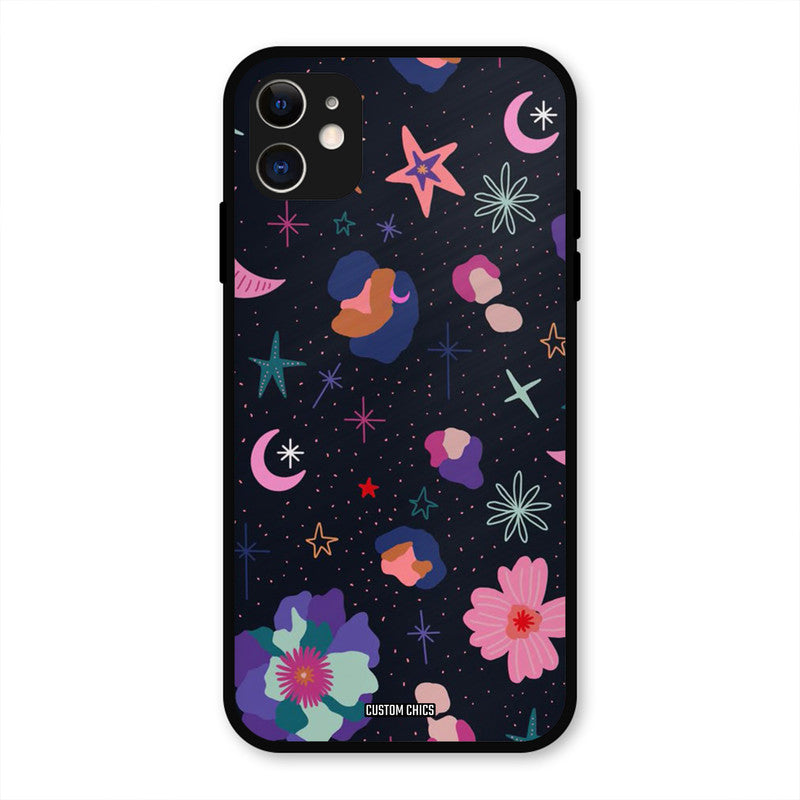 Night Pattern IPhone 11 Mobile Back Cover - Aesthetic PrintShield Case