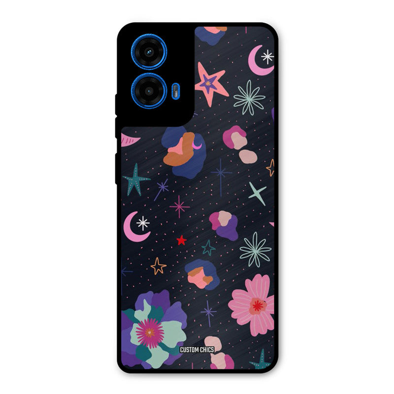 Night Pattern Moto G45 Mobile Back Cover - Aesthetic PrintShield Case