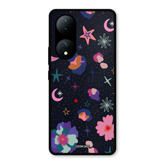 Night Pattern Vivo Y100 Mobile Back Cover - Aesthetic PrintShield Case