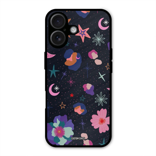 Night Pattern iPhone 16 Plus Mobile Back Cover - Aesthetic PrintShield Case