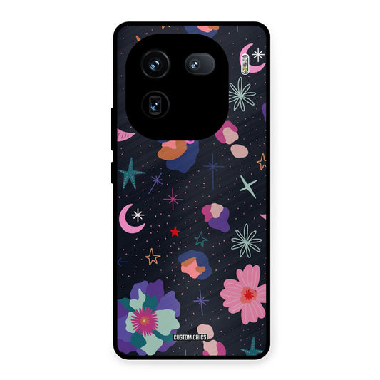 Night Pattern iQOO 12 Mobile Back Cover - Aesthetic PrintShield Case