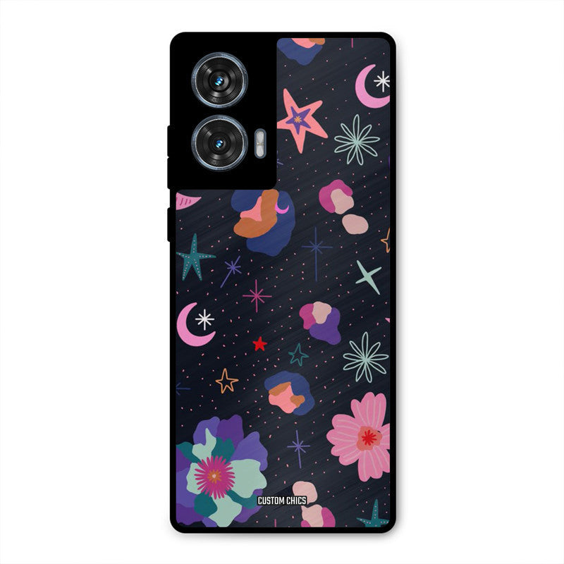 Night Pattern Moto G96 Mobile Back Cover - Aesthetic PrintShield Case