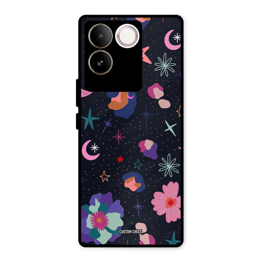 Night Pattern Vivo T2 Pro Mobile Back Cover - Aesthetic PrintShield Case
