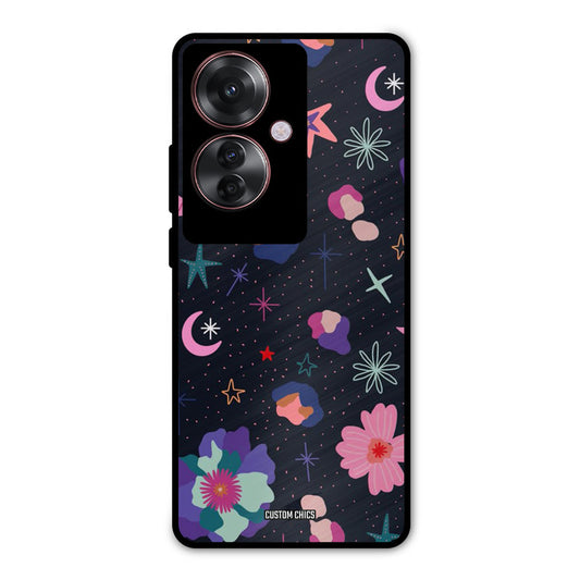 Night Pattern Oppo F25 Pro Mobile Back Cover - Aesthetic PrintShield Case