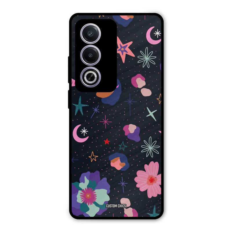 Night Pattern Oppo K12x Mobile Back Cover - Aesthetic PrintShield Case