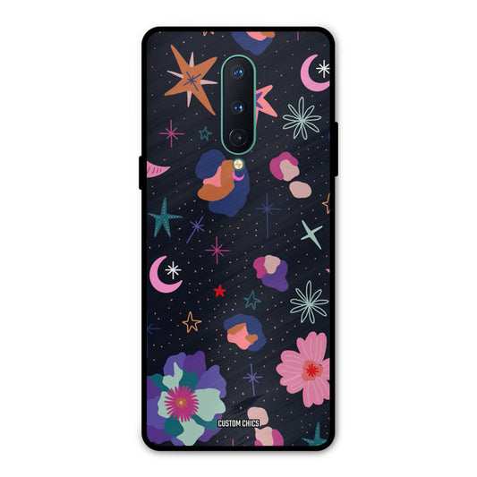 Night Pattern Oneplus 8 Mobile Back Cover - Aesthetic PrintShield Case