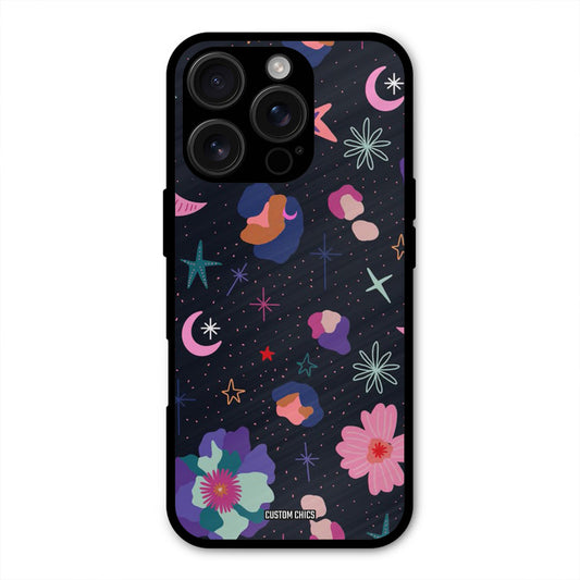 Night Pattern iPhone 16 Pro Mobile Back Cover - Aesthetic PrintShield Case