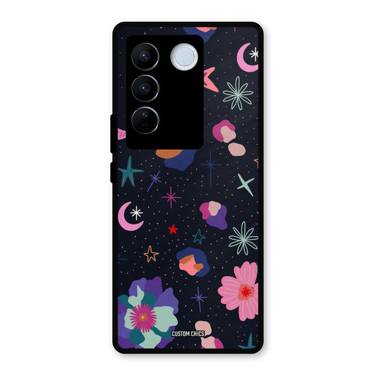 Night Pattern Vivo V27 Pro Mobile Back Cover - Aesthetic PrintShield Case