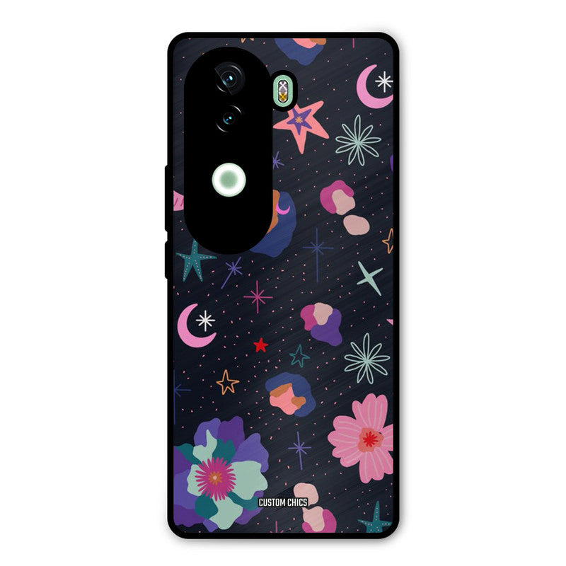 Night Pattern Vivo V40e Mobile Back Cover - Aesthetic PrintShield Case