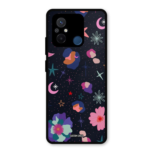 Night Pattern Redmi 12c Mobile Back Cover - Aesthetic PrintShield Case