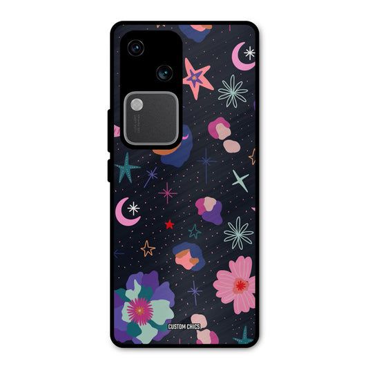 Night Pattern Vivo V30 Mobile Back Cover - Aesthetic PrintShield Case