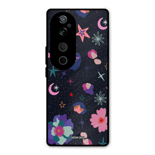 Night Pattern Vivo V40 Mobile Back Cover - Aesthetic PrintShield Case