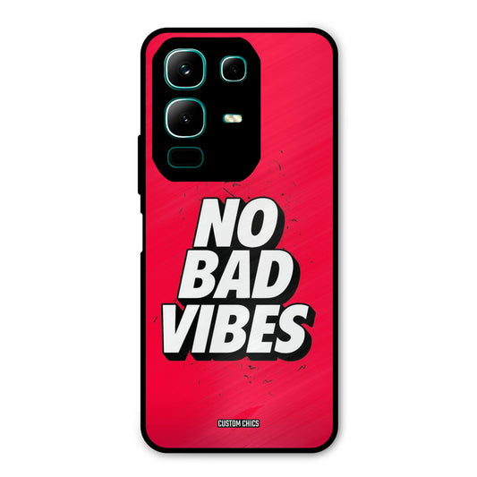 No Bad Vibes Infinix Note 50x Mobile Back Cover - Typography PrintShield Case