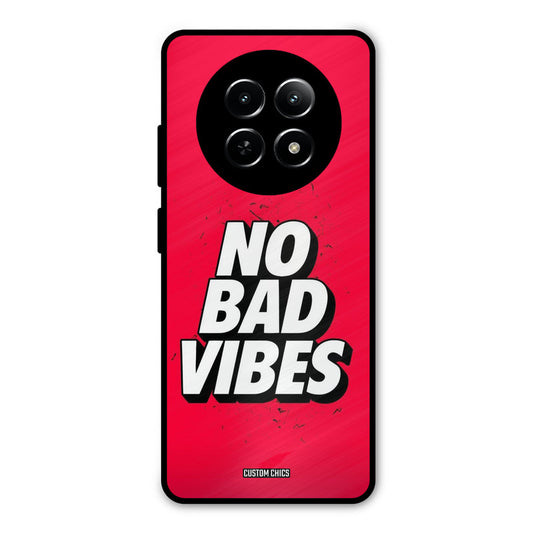 No Bad Vibes Realme Narzo N65 Mobile Back Cover - Typography PrintShield Case
