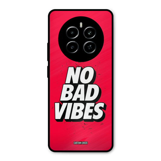 No Bad Vibes Realme P1 5G Mobile Back Cover - Typography PrintShield Case