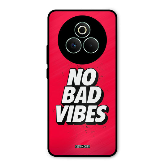 No Bad Vibes Realme P3 Pro 5G Mobile Back Cover - Typography PrintShield Case