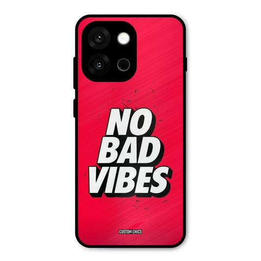 No Bad Vibes Oneplus 13s Mobile Back Cover - Typography PrintShield Case