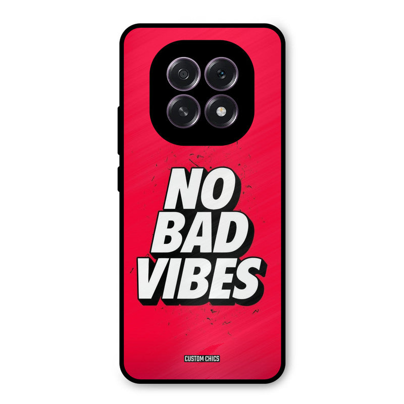 No Bad Vibes Oppo F29 Mobile Back Cover - Typography PrintShield Case
