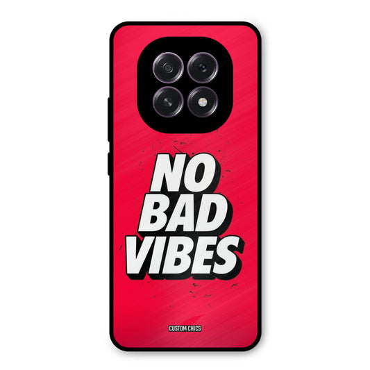 No Bad Vibes Oppo F29 Mobile Back Cover - Typography PrintShield Case