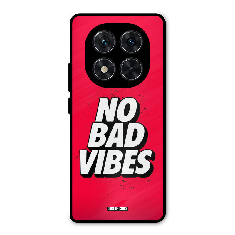 No Bad Vibes Poco X7 Mobile Back Cover - Typography PrintShield Case
