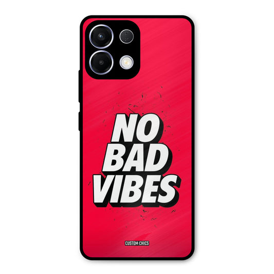 No Bad Vibes Oppo K13 5G Mobile Back Cover - Typography PrintShield Case