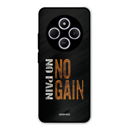 No Pain Poco C75 Mobile Back Cover - Typography PrintShield Case