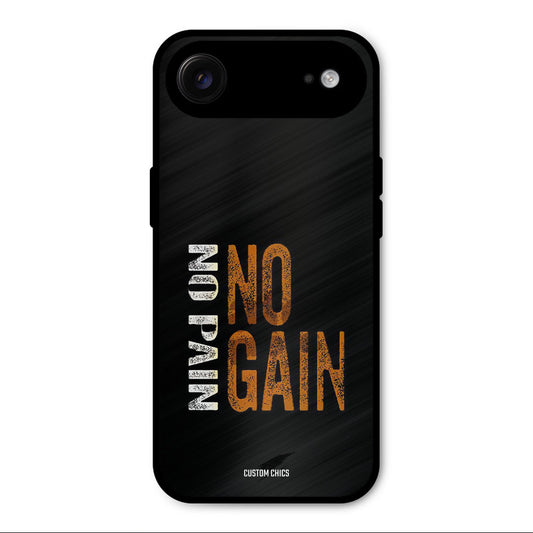 No Pain iPhone Air Mobile Back Cover - Typography PrintShield Case