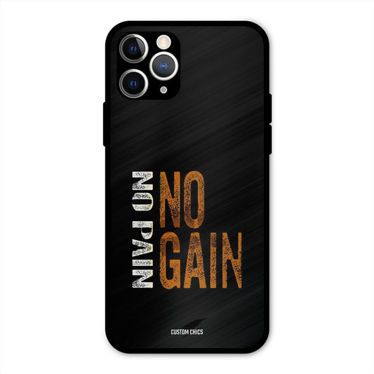 No Pain iPhone 11 Pro Mobile Back Cover - Typography PrintShield Case