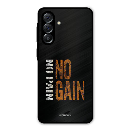 No Pain Samsung Galaxy A36 Mobile Back Cover - Typography PrintShield Case