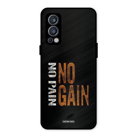 No Pain OnePlus Nord 2 5G Mobile Back Cover - Typography PrintShield Case