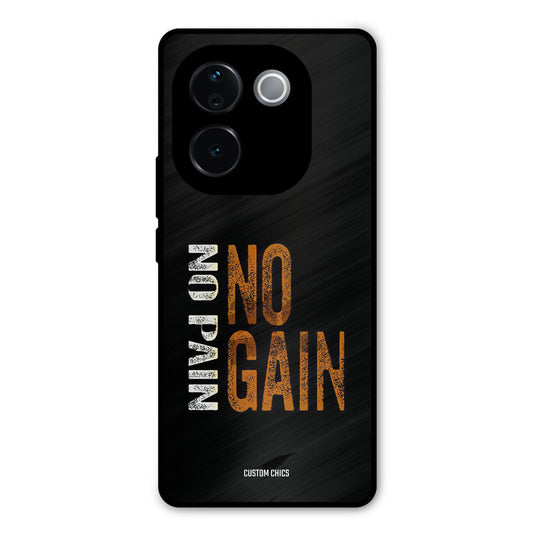 No Pain Vivo T3 Pro Mobile Back Cover - Typography PrintShield Case