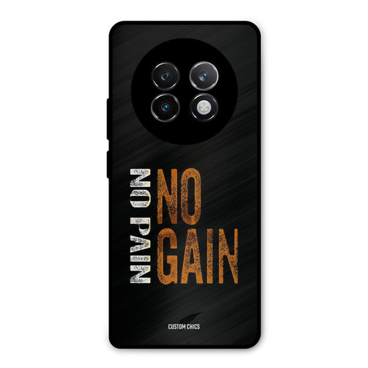 No Pain Realme 13 Plus Mobile Back Cover - Typography PrintShield Case