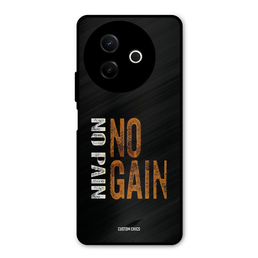 No Pain Vivo Y39 Mobile Back Cover - Typography PrintShield Case
