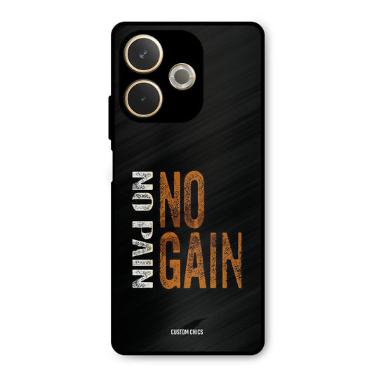 No Pain Oppo A5 Pro Mobile Back Cover - Typography PrintShield Case