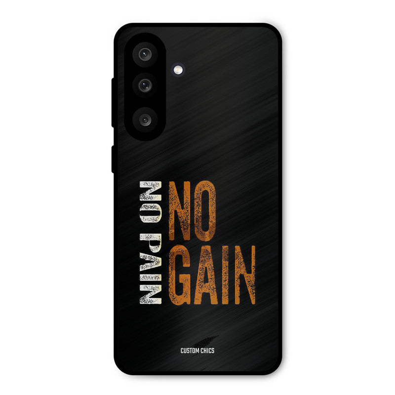 No Pain Samsung Galaxy M56 Mobile Back Cover - Typography PrintShield Case