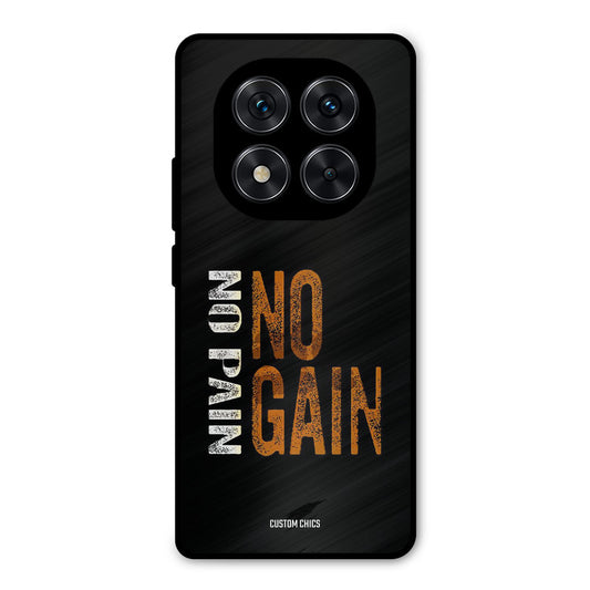 No Pain Redmi Note 14 Pro Mobile Back Cover - Typography PrintShield Case