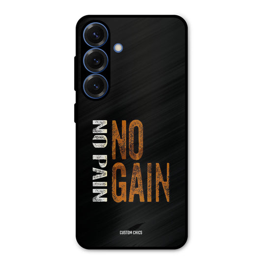 No Pain Samsung Galaxy S25 Plus Mobile Back Cover - Typography PrintShield Case