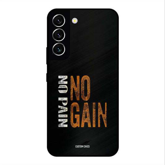 No Pain Samsung Galaxy S22 Mobile Back Cover - Typography PrintShield Case