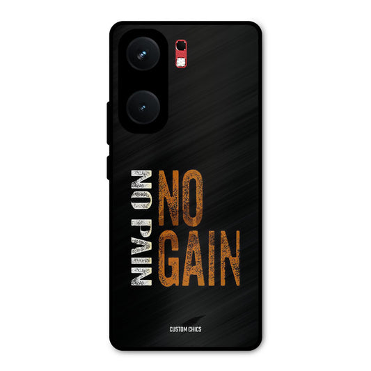 No Pain iQOO Neo 9 Pro Mobile Back Cover - Typography PrintShield Case