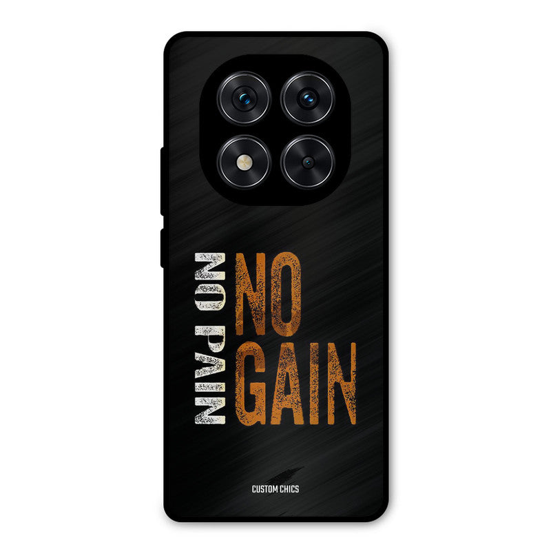 No Pain Poco X7 Mobile Back Cover - Typography PrintShield Case
