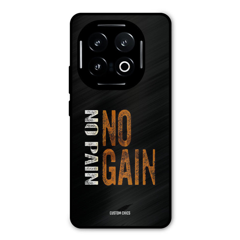 No Pain iQOO 13 Mobile Back Cover - Typography PrintShield Case