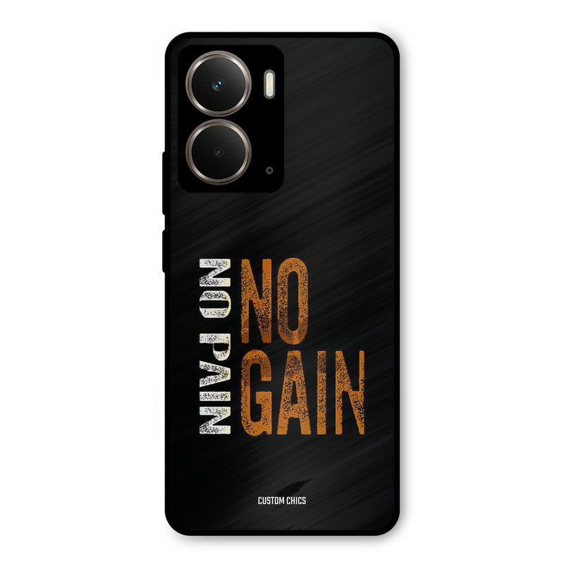 No Pain Realme P3 Mobile Back Cover - Typography PrintShield Case